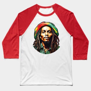 Bob Marley Reggae Star Baseball T-Shirt